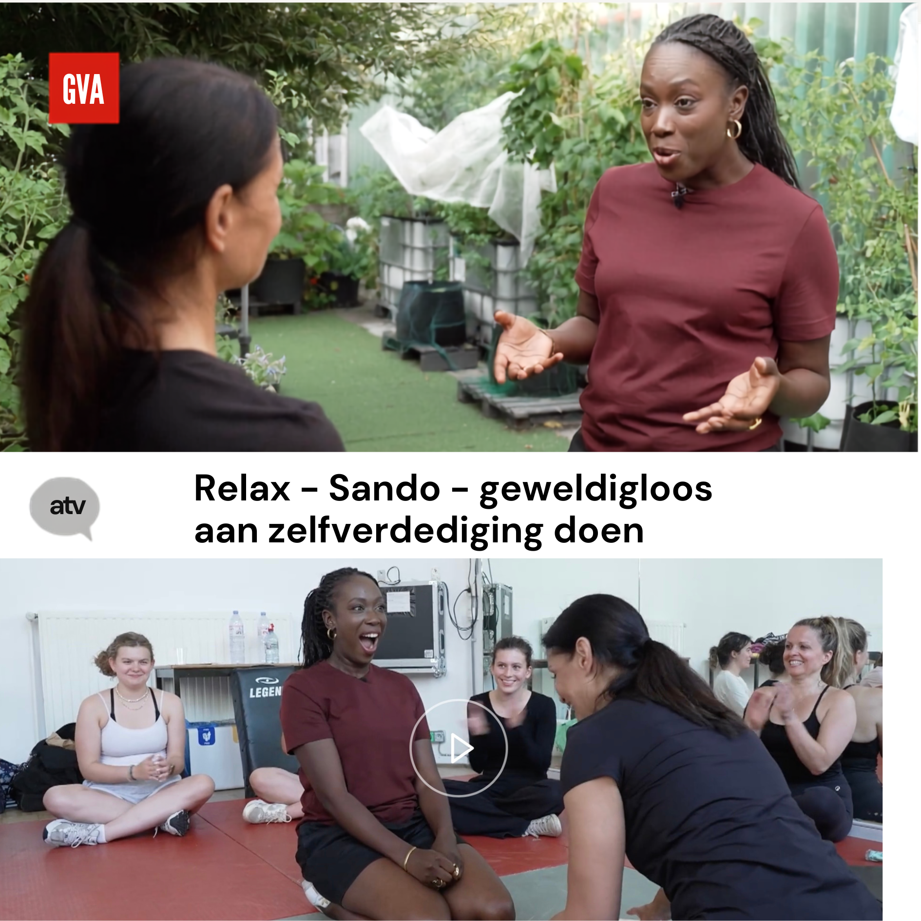 ATV Relax reportage over SANDO