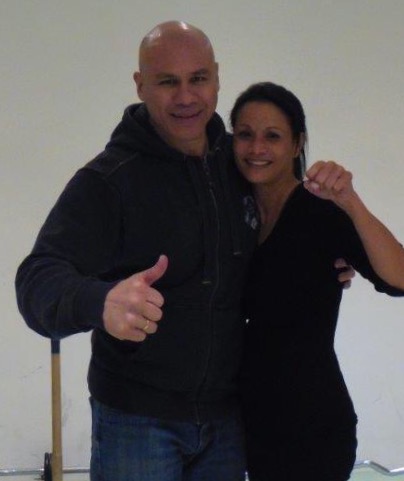 Sandra met Adri de Herdt - vrienden voor het leven door karate