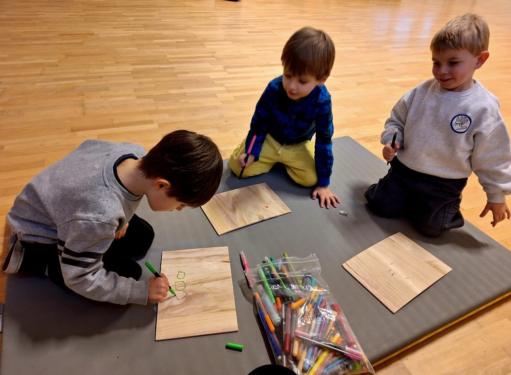 krijgertjes les voor kleuters bij SANDO