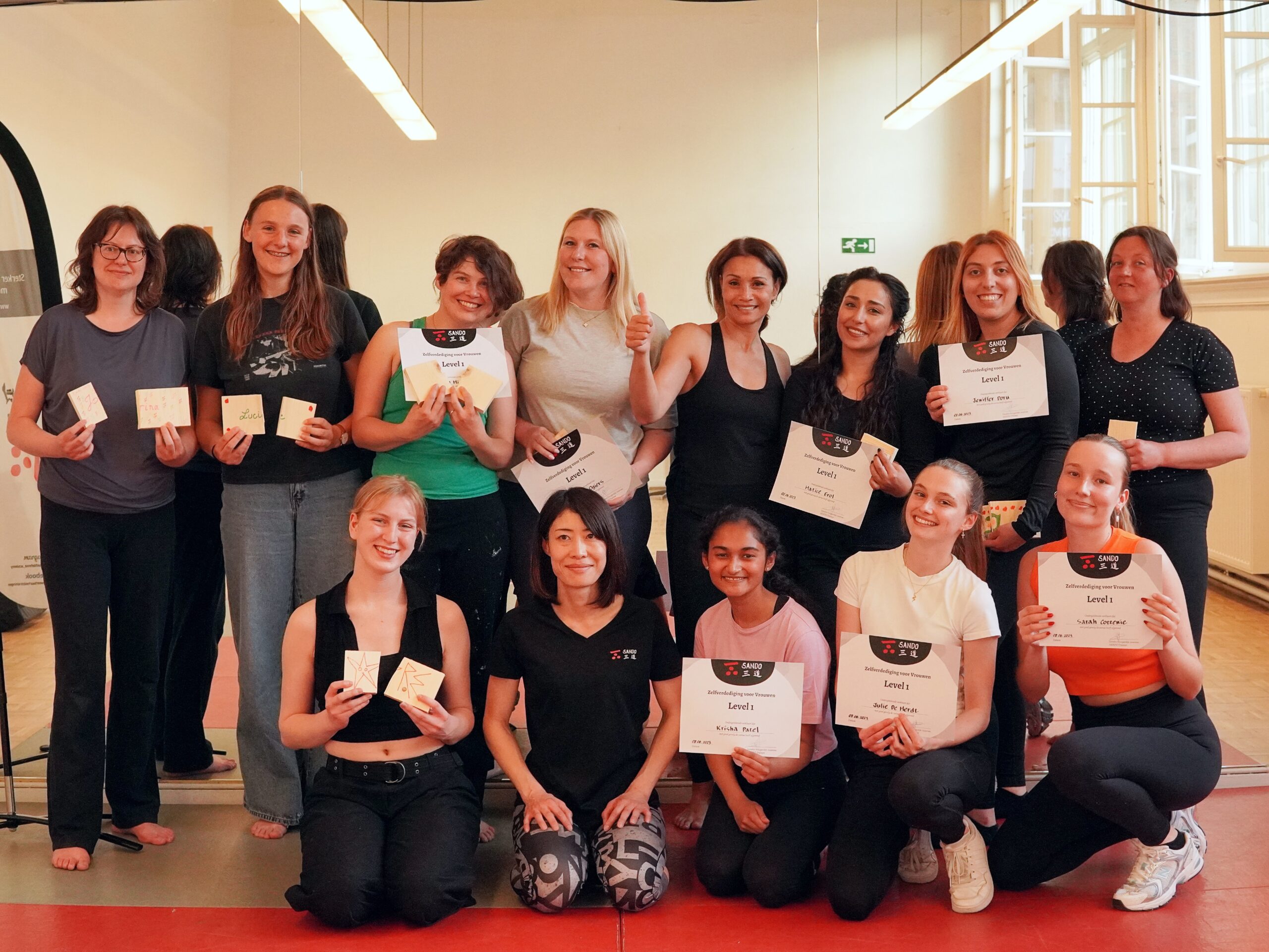 SANDO vrouwen Antwerpen zelfverdediging