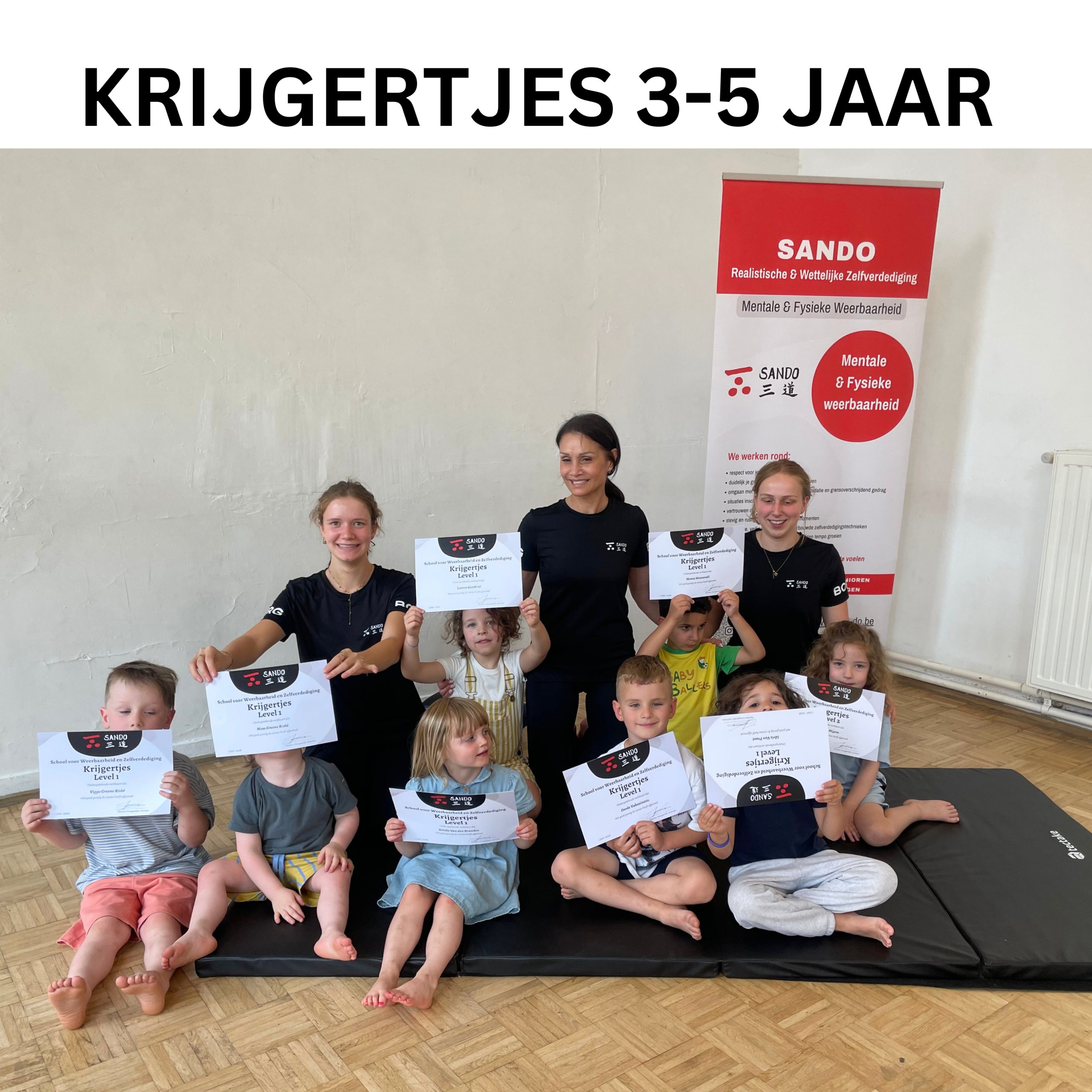 SANDO Krijgertjes 3 tot 5 jaar