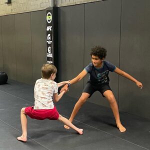 SANDO zelfverdediging kinderen oefening