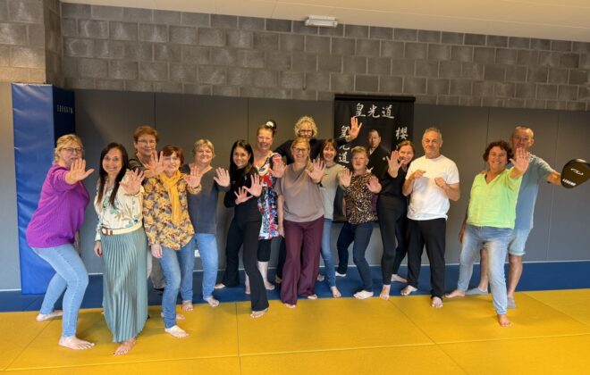 Senioren tijdens workshop in Hulshout